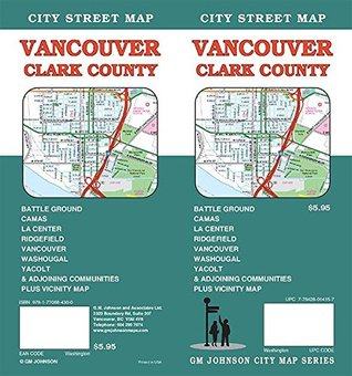 Download Vancouver / Clark County, Washington Street Map -  file in PDF