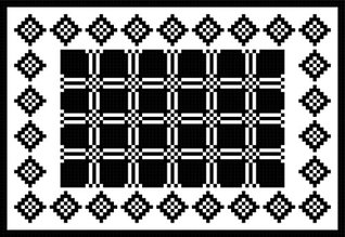 Read Country Plaid Placemat: Diamonds and Plaid in Filet Crochet - Athena Works | PDF