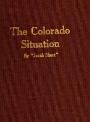 Read The Colorado situation; or, Maria and her husband in politics and society - Levi C. Johnson | ePub