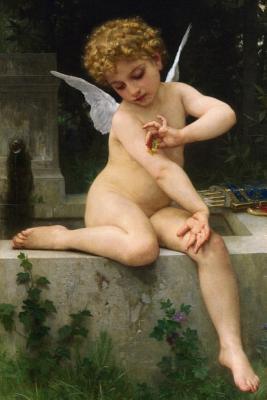 Full Download Cupid with Butterfly by William-Adolphe Bouguereau - 1888: Journal (Blank / Li -  file in PDF