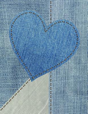 Read Online Daily Planner Journal: 365   Days Bullet Journaling Blank Notebook with Sections for Date, Time, Notes, Lists & Doodles! 8.5 X 11 Size, 380 Pages   Calendars Denim Heart Cover -  | ePub