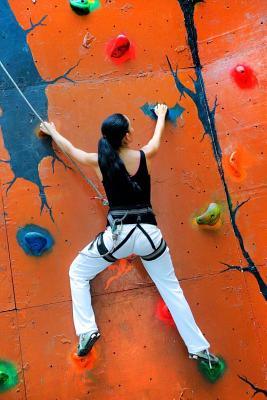Download A Woman Climbing Up a Rock Wall Sports Journal: 150 Page Lined Notebook/Diary -  file in ePub