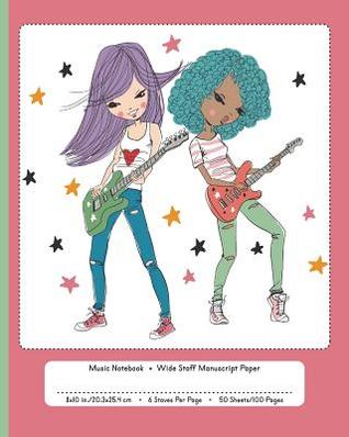 Full Download Music Notebook Wide Staff Manuscript Paper: Six Large Blank Staves Per Page - Trant Music Books | ePub