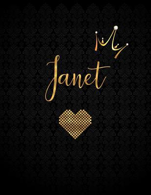 Full Download Janet: Black Personalized Lined Journal with Inspirational Quotes - Panda Studio file in PDF