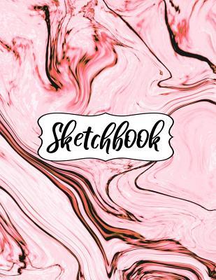 Read Online Sketchbook: Pink & Black Marble Sketch Book with Blank Pages to Draw and Doodle in - Trendy Mother's Day Gift, Christmas Present, Easter Basket Stuffer, Birthday Gift for Girls Teens Kids Women (130 Pages 8.5 X 11) - Paige Martin | PDF