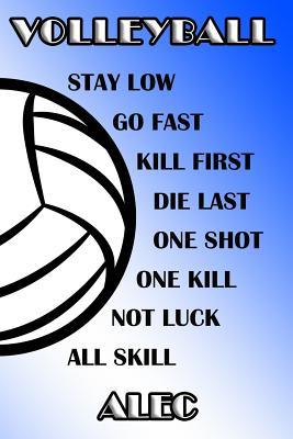 Read Online Volleyball Stay Low Go Fast Kill First Die Last One Shot One Kill Not Luck All Skill Alec: College Ruled Composition Book Blue and White School Colors -  file in ePub