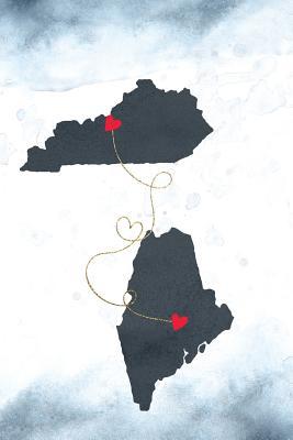 Read Online Kentucky & Maine: Long Distance Out of State Notebook - Blank Lines -  file in ePub