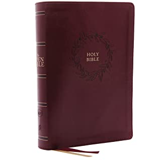 Full Download The KJV, Open Bible, Leathersoft, Burgundy, Red Letter Edition, Comfort Print: Complete Reference System - Thomas Nelson | ePub